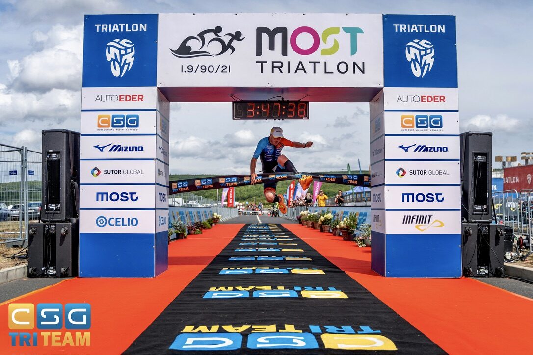 Pavel Wohl na Ironman 70.3 Hradec Králové